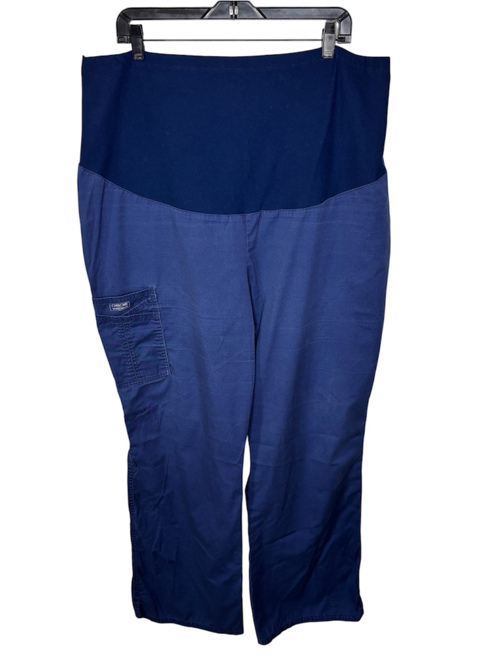 Cherokee Maternity Scrub Pants Women's XL Navy Blue Nurse Work Uniform Vet